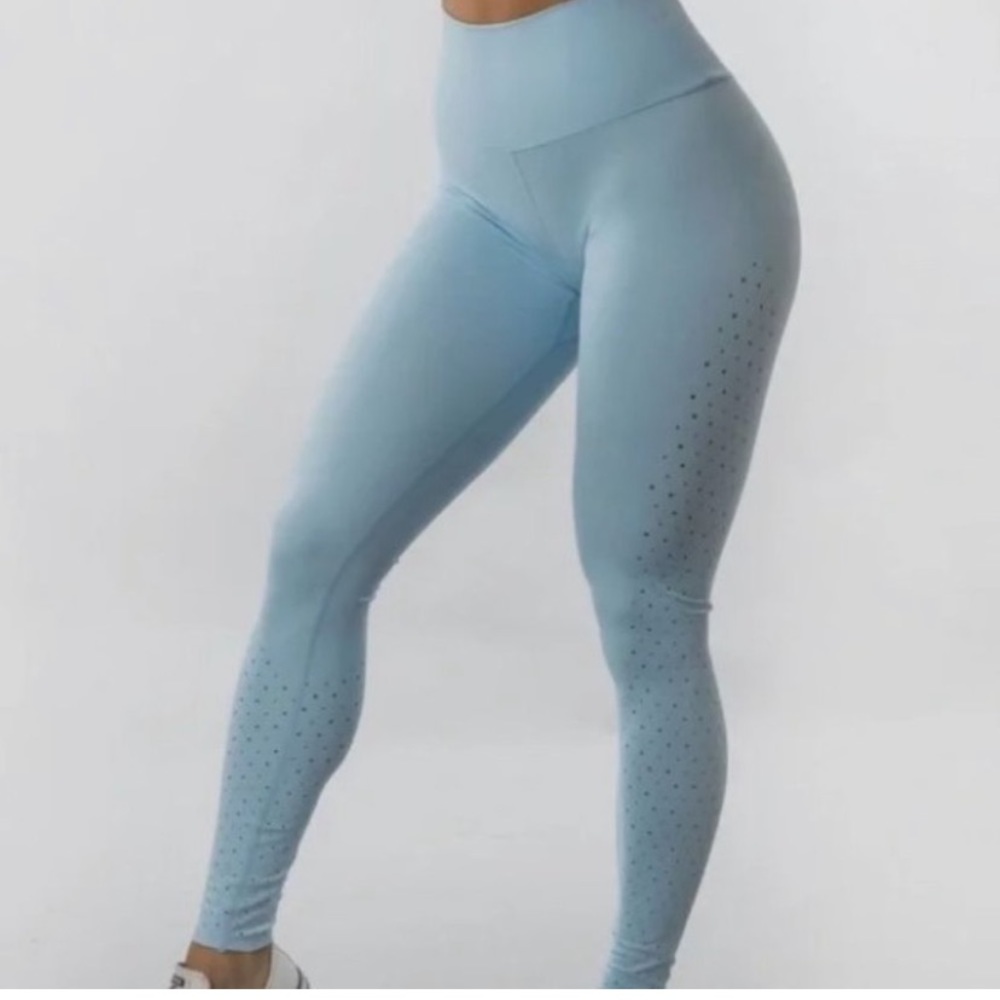 RED BuffBunny laser cut leggings